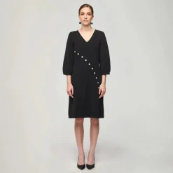 Aarikka naisten mekko, ELEANA MEKKO JERSEY Musta