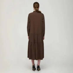 Aarikka naisten mekko Trine, tummanruskea