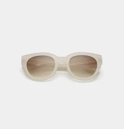 A.Kjaerbede Unisex aurinkolasit Lilly, vaalea beige