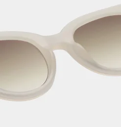 A.Kjaerbede Unisex aurinkolasit Lilly, vaalea beige