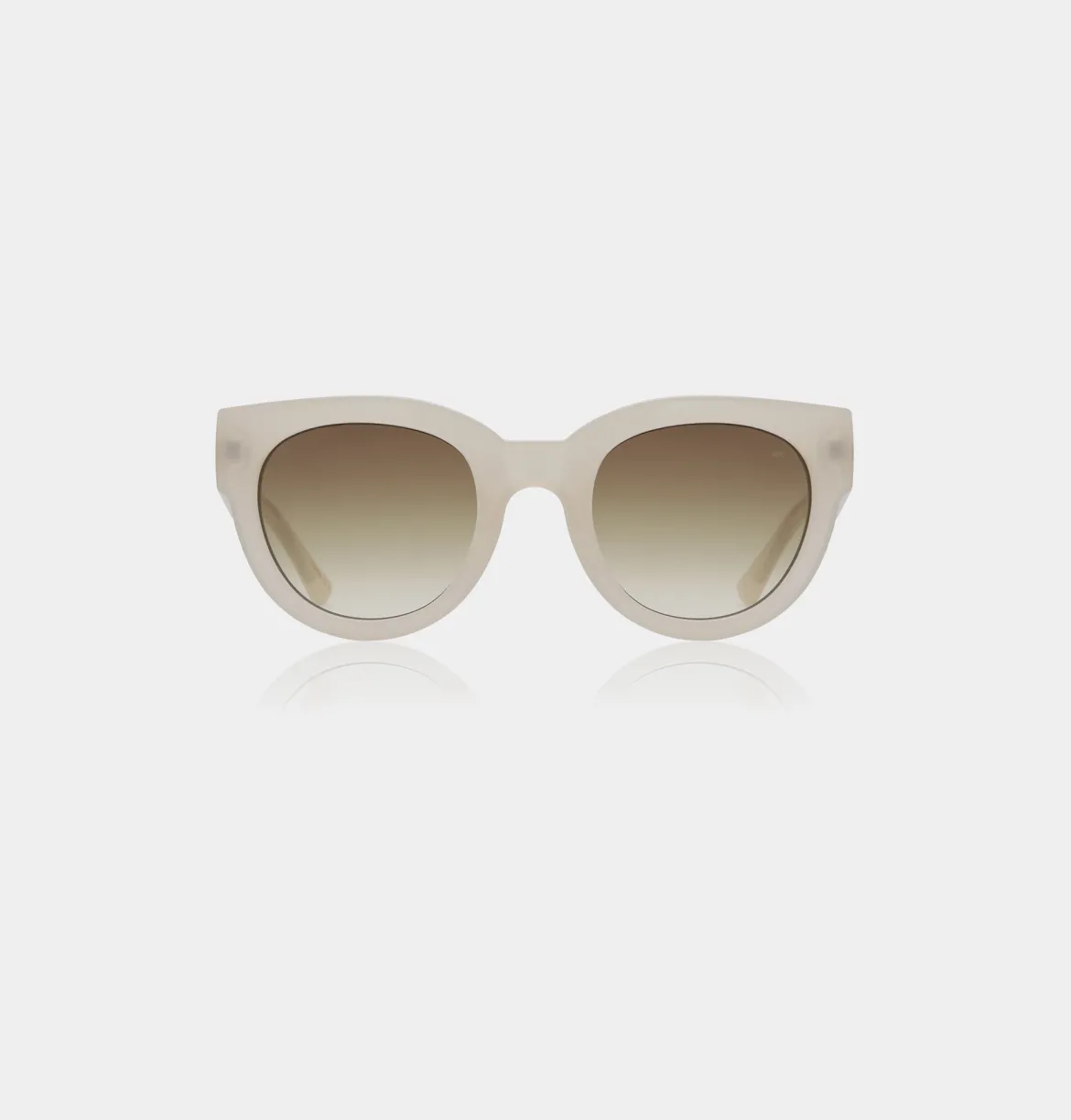 A.Kjaerbede Unisex aurinkolasit Lilly, vaalea beige