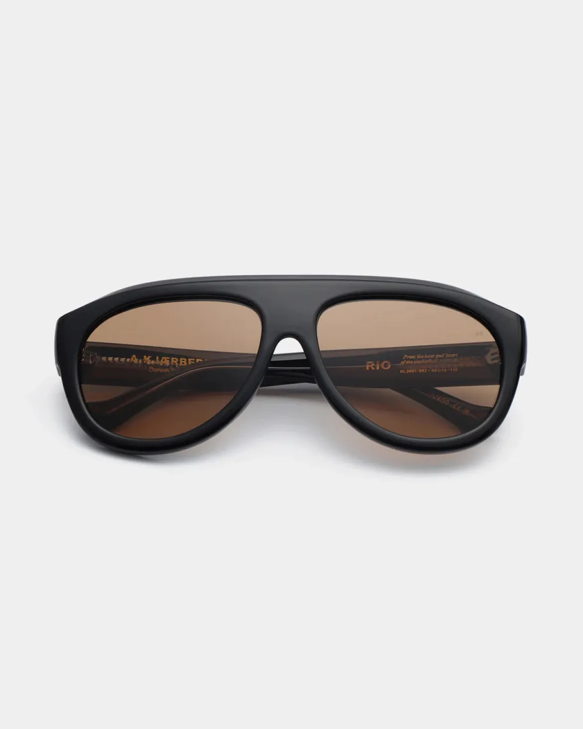 A.Kjaerbede unisex aurinkolasit Rio, musta