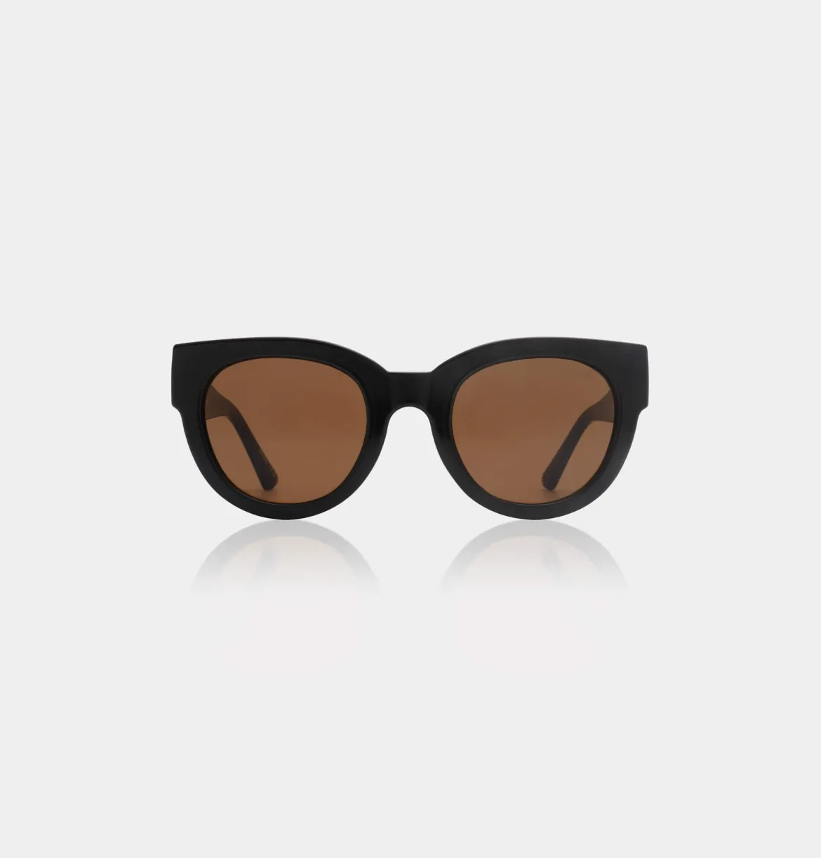 A.Kjaerbede Unisex aurinkolasit Lilly, musta