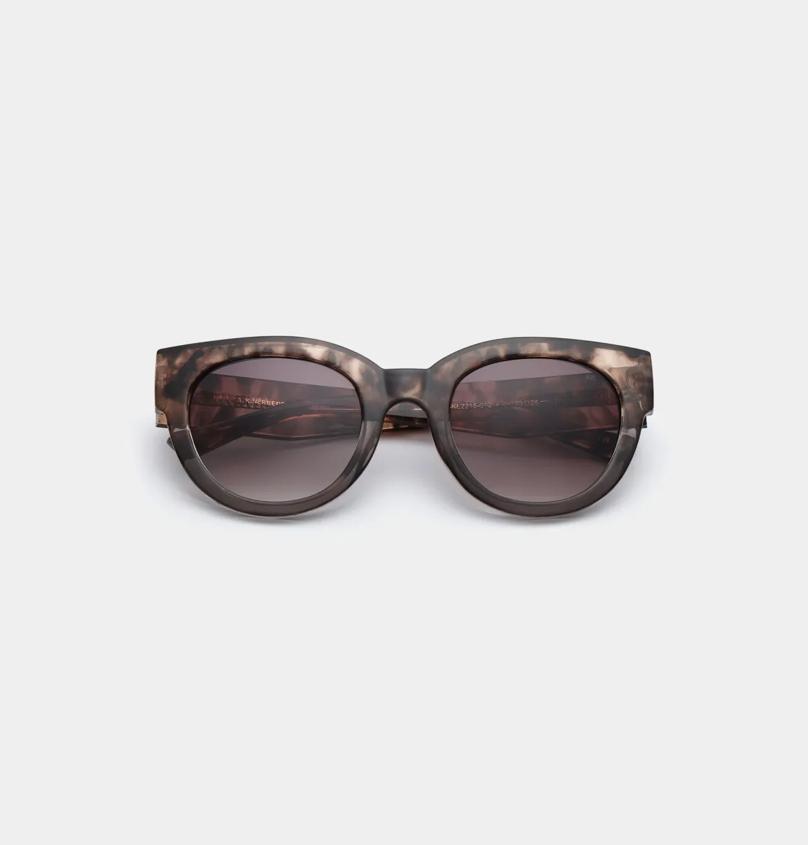 A.Kjaerbede Unisex aurinkolasit Lilly, musta kuosi