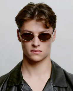 A.Kjaerbede unisex aurinkolasit Bella, Kulta