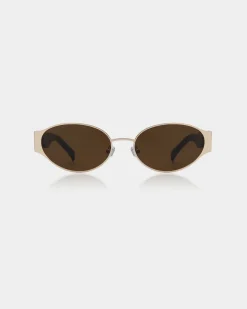 A.Kjaerbede unisex aurinkolasit Bella, Kulta