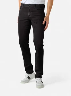 Alberto miesten farkut Pipe Denim Superfit Dual FX, musta