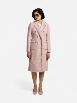 Andiata bleiserimekko Caren Coat, vaaleanpunainen