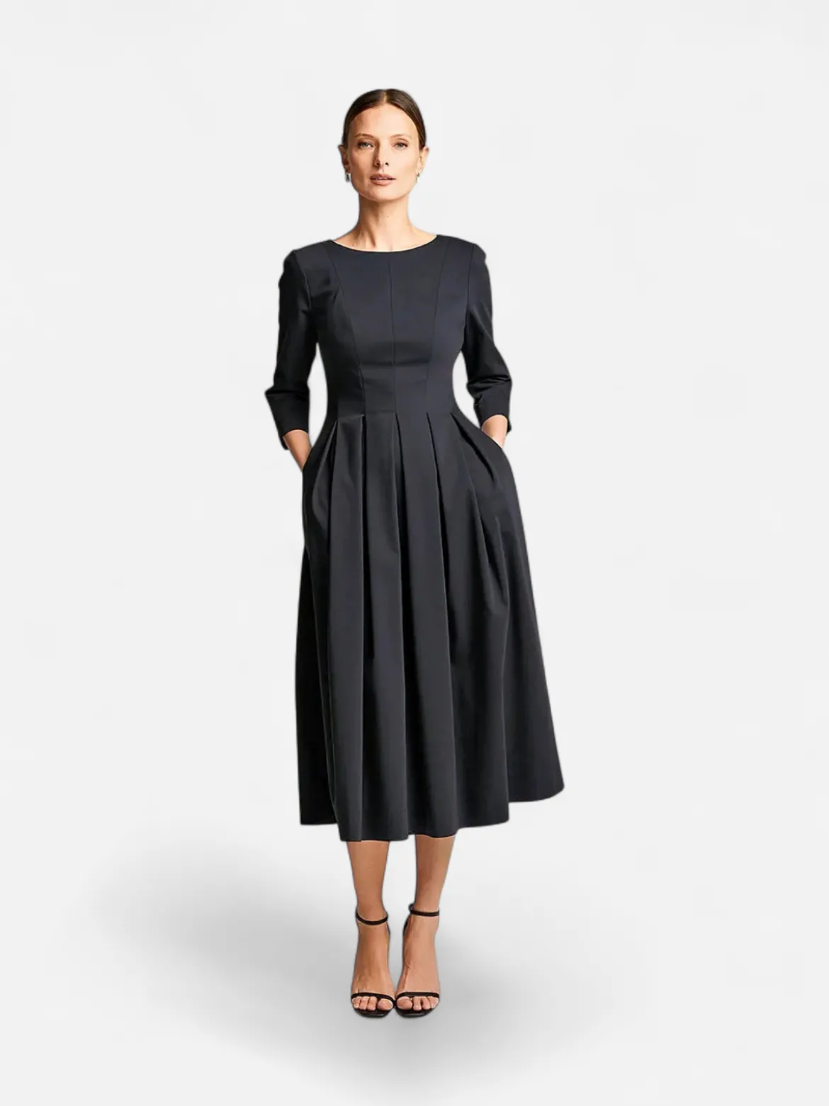 Andiata Naisten Mekko Julitta 3 Dress Musta