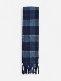 Barbour huivi TARTAN LAMBSWOOL NOS SCARF, sininen ruutu
