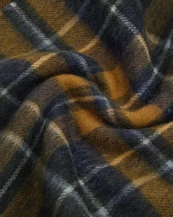 Barbour miesten huivi New Check Scarf, oranssiruutu