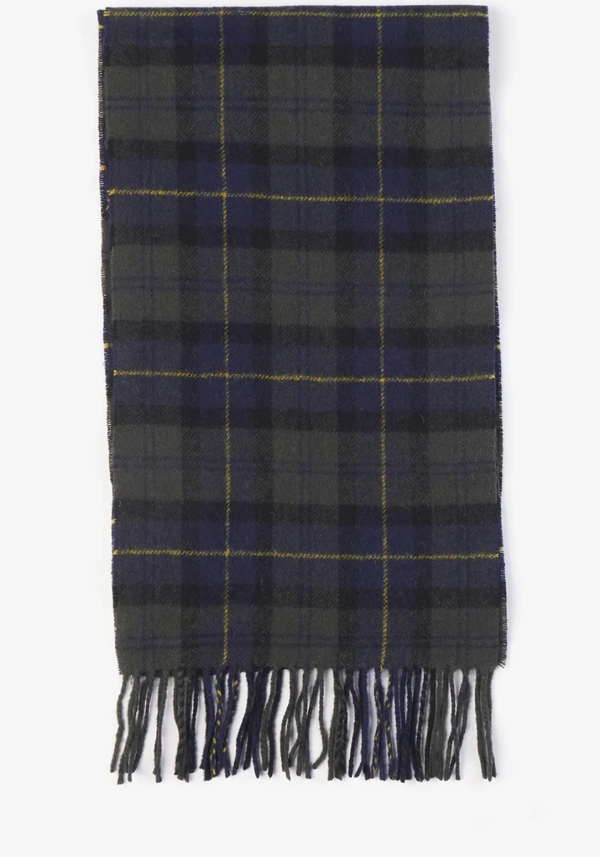 Barbour miesten huivi Tartan Lambswool Scarf, vihreä ruutu