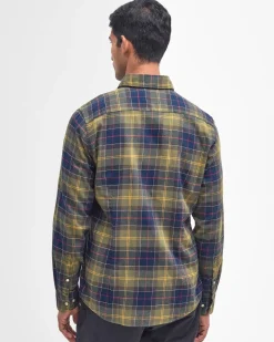Barbour miesten kauluspaita Fortrose, vihreä ruutu