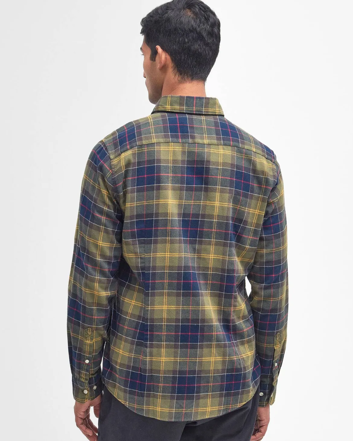 Barbour miesten kauluspaita Fortrose, vihreä ruutu