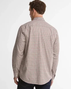Barbour miesten kauluspaita William, valkopohjainen kuosi