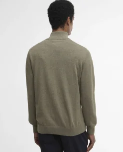 Barbour miesten neulepusero Half Zip Knit, khaki