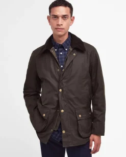 Barbour miesten takki Ashby Waxed Jacket, khaki