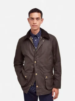 Barbour miesten takki Ashby Waxed Jacket, khaki