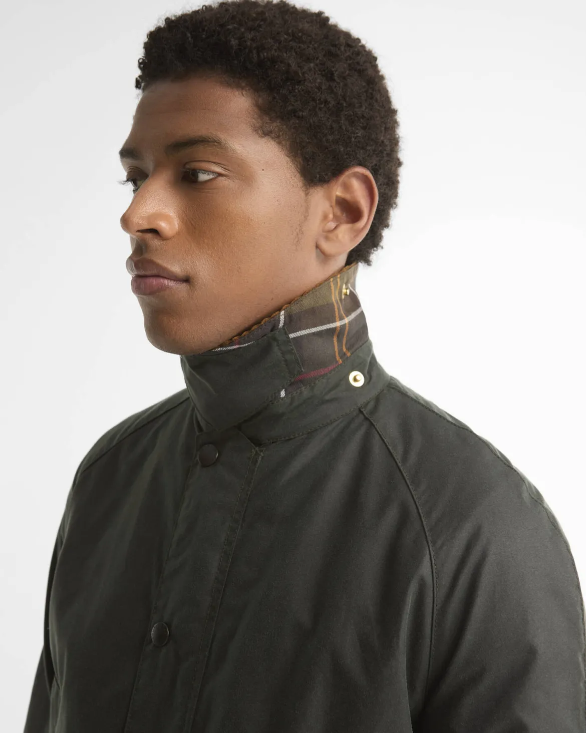 Barbour miesten takki Ashby Waxed Jacket, tummanvihreä