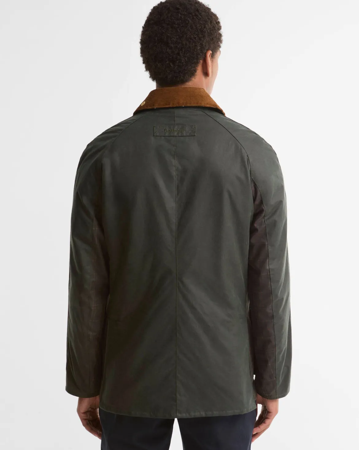 Barbour miesten takki Ashby Waxed Jacket, tummanvihreä