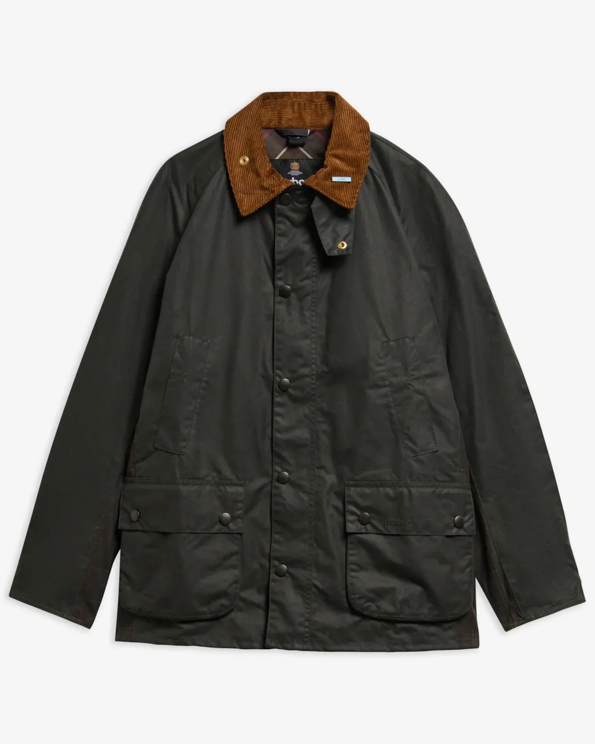 Barbour miesten takki Ashby Waxed Jacket, tummanvihreä