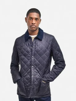 Barbour miesten takki, Barbour Heritage Liddesdale Quilted Jack Tummansininen