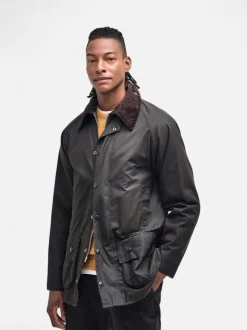 Barbour miesten takki Classic Beaufort Wax Jacket, tumma oliivi