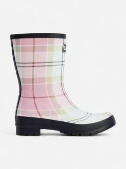 Barbour naisten saappaat Banbury Mid Wellingtonds, pinkki kuosi