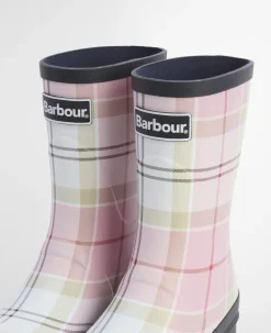Barbour naisten saappaat Banbury Mid Wellingtonds, pinkki kuosi