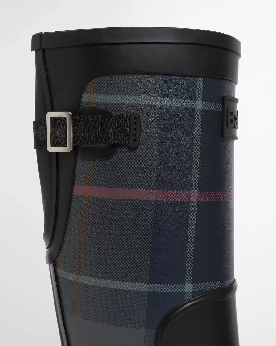 Barbour naisten saappaat Dena Tartan Wellingtons, musta