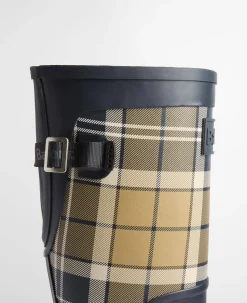 Barbour naisten saappaat Dena Tartan Wellingtons, tummansininen