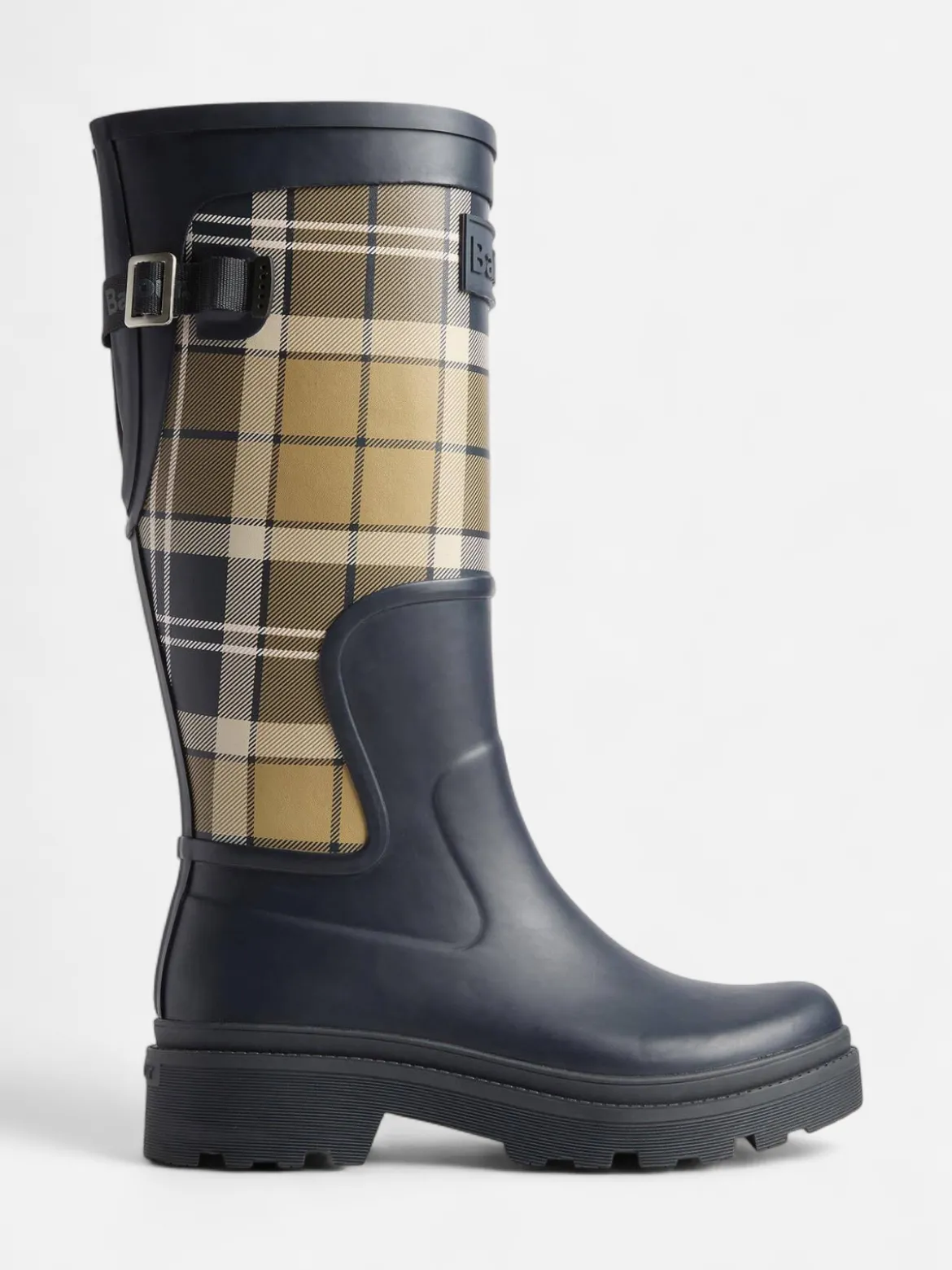 Barbour naisten saappaat Dena Tartan Wellingtons, tummansininen