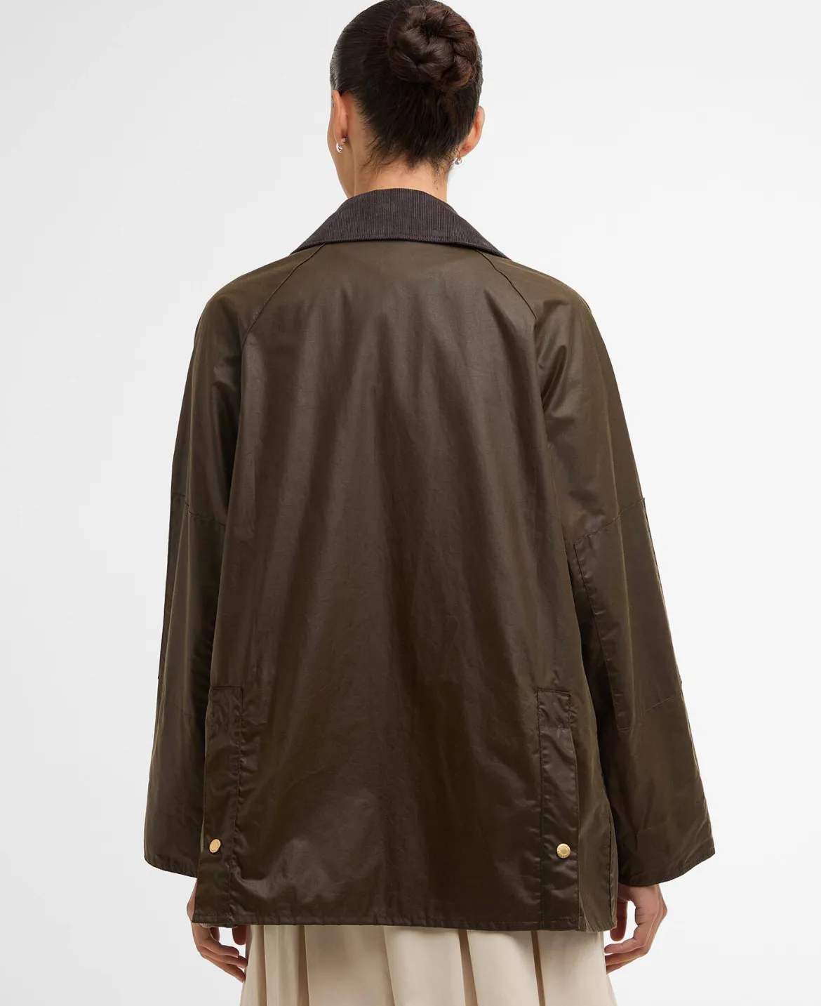 Barbour naisten takki Argill Wax, tummanruskea