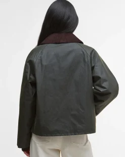 Barbour naisten takki Arlene Wax Jacket, Khaki
