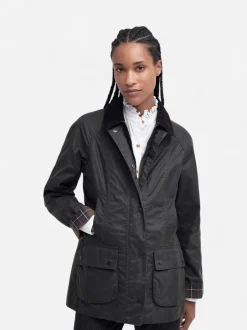 Barbour naisten takki, Barbour Classic Beadnell Wax Jacket Khaki