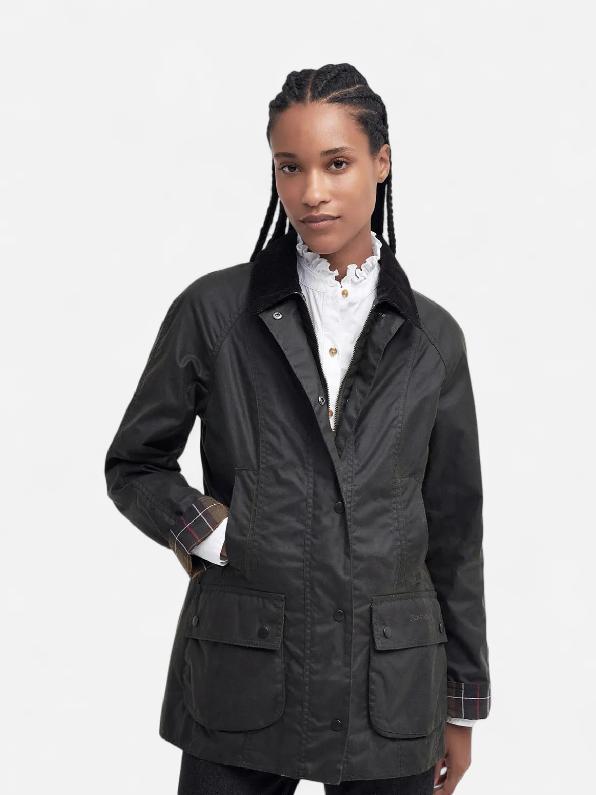 Barbour naisten takki, Barbour Classic Beadnell Wax Jacket Khaki