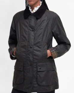 Barbour naisten takki, Barbour Classic Beadnell Wax Jacket Khaki
