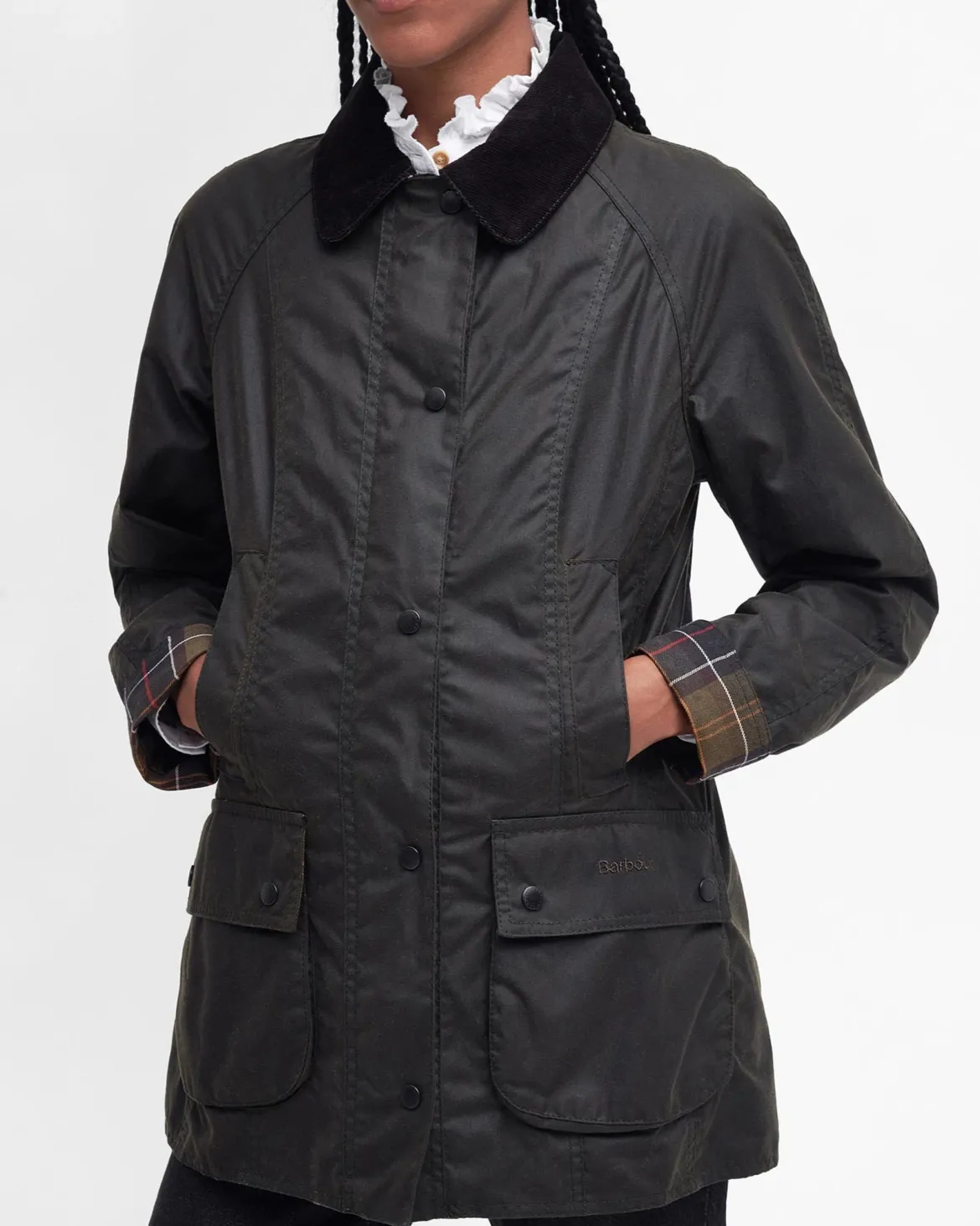 Barbour naisten takki, Barbour Classic Beadnell Wax Jacket Khaki