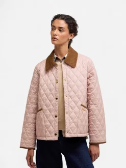Barbour Naisten Tikkitakki Icons Cropped Liddesdale Jacket Vaaleanpunainen