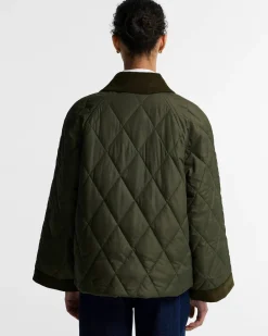 Barbour naisten tikkitakki Kilnwick Quilt, Khaki