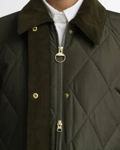 Barbour naisten tikkitakki Kilnwick Quilt, Khaki