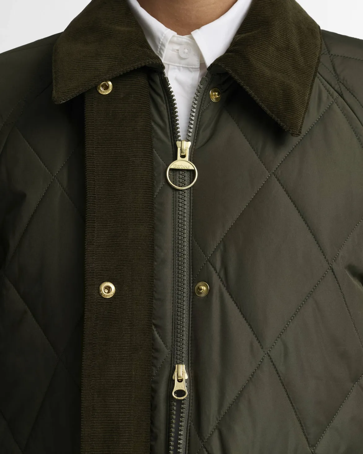 Barbour naisten tikkitakki Kilnwick Quilt, Khaki