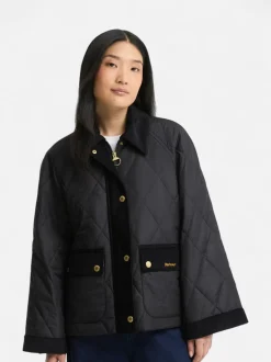Barbour naisten tikkitakki Kilnwick Quilt, musta