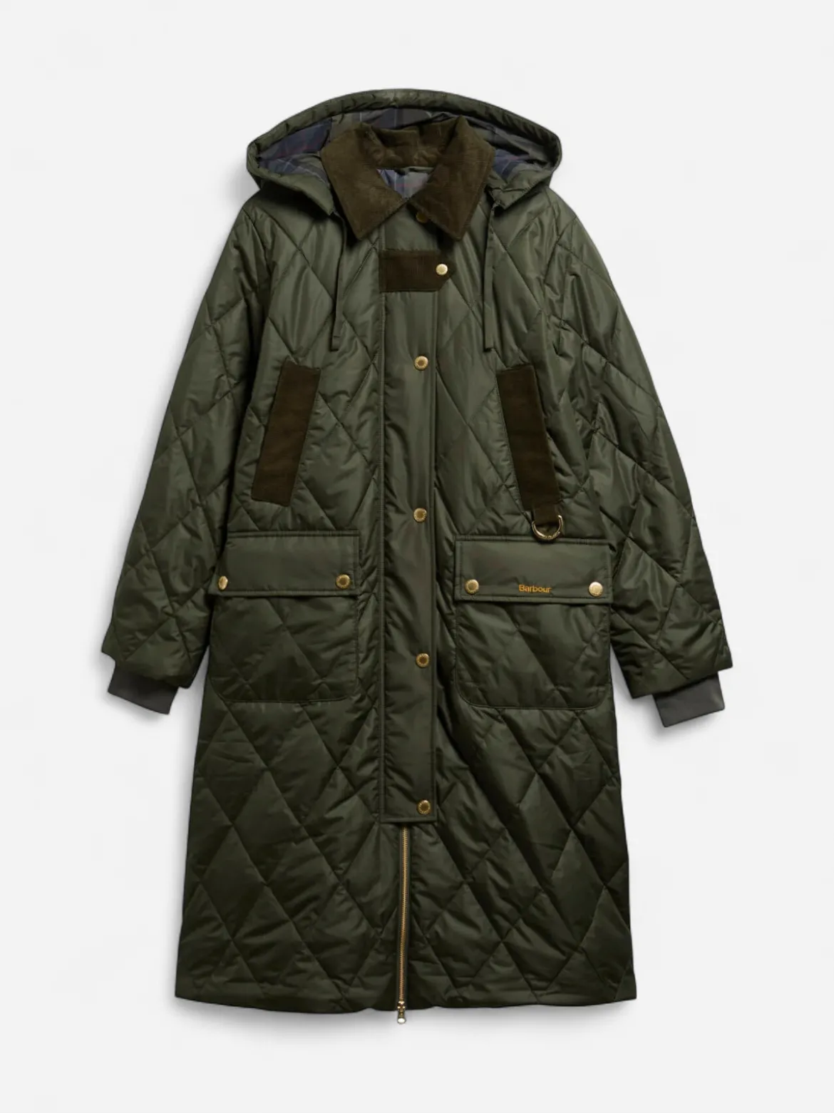 Barbour naisten tikkitakki Rudson Quilt, khaki