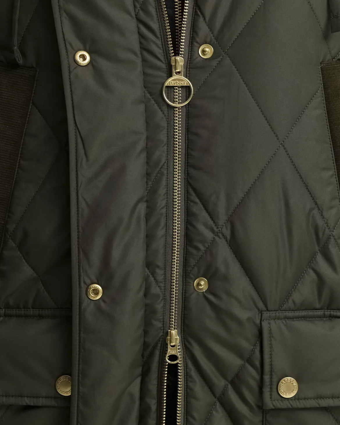 Barbour naisten tikkitakki Rudson Quilt, khaki