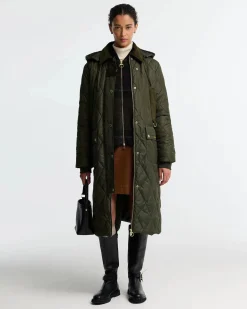 Barbour naisten tikkitakki Rudson Quilt, khaki