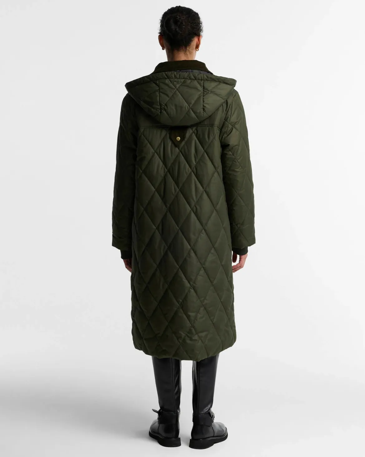 Barbour naisten tikkitakki Rudson Quilt, khaki
