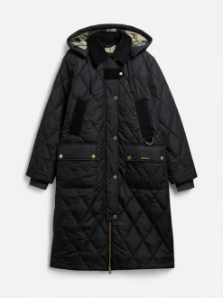Barbour naisten tikkitakki Rudson Quilt, musta
