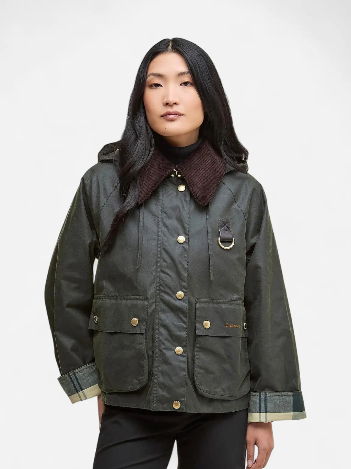 Barbour Reighton Wax Jacket KHAKI