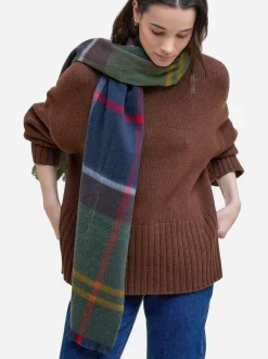 Barbour Rosefield Tartan Scarf VIHREÄ RUUTU